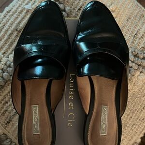 Dugan Clog Black Leather 8.5